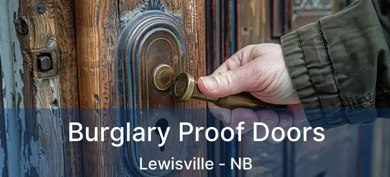 Burglary Proof Doors Lewisville - NB
