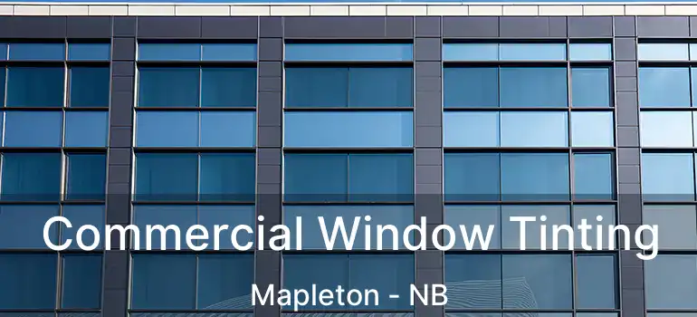 Commercial Window Tinting Mapleton - NB