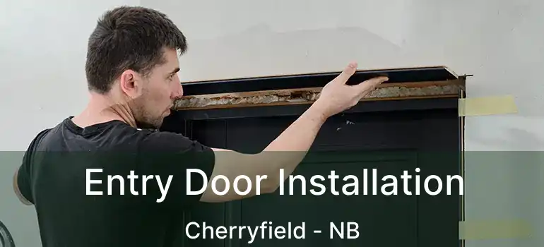 Entry Door Installation Cherryfield - NB