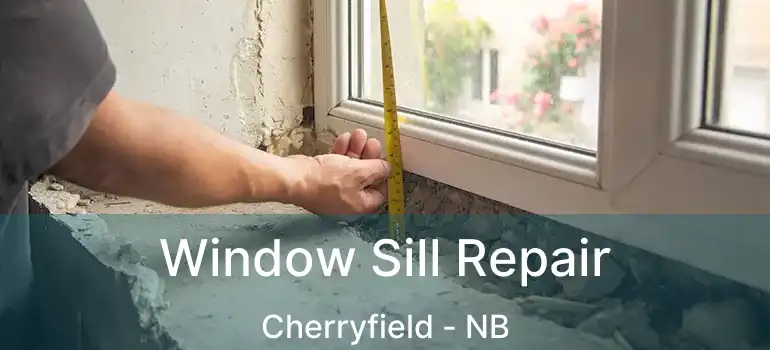 Window Sill Repair Cherryfield - NB